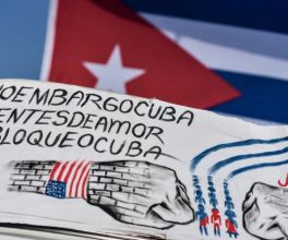 Cese al criminal bloqueo económico al pueblo cubano